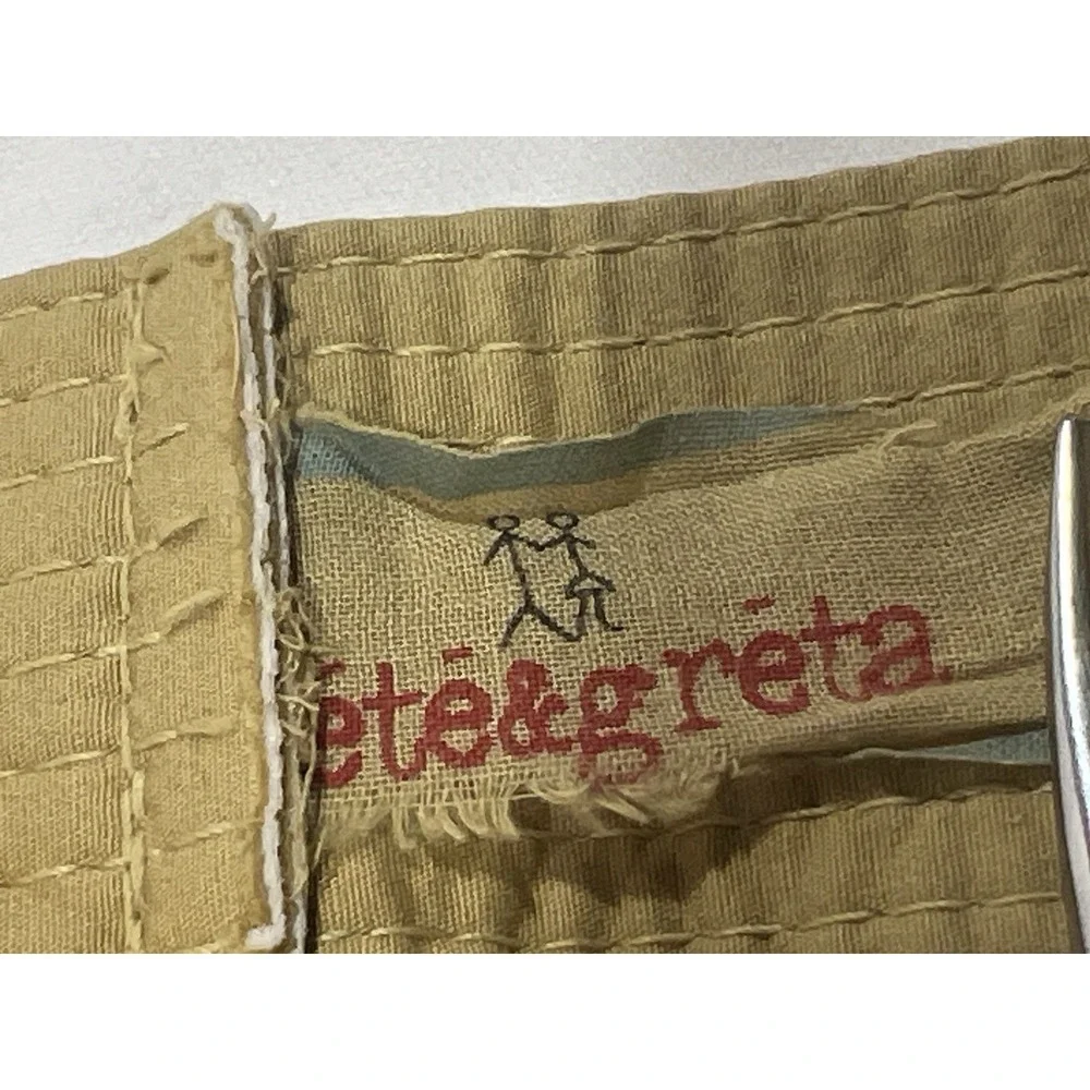 Johnny Was Pete & Greta Canvas Belt‎ Double Grommet Adjustable Buckle